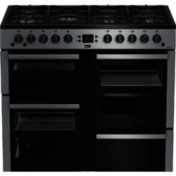Beko BE10GASS 100cm Gas Range Cooker in Silver